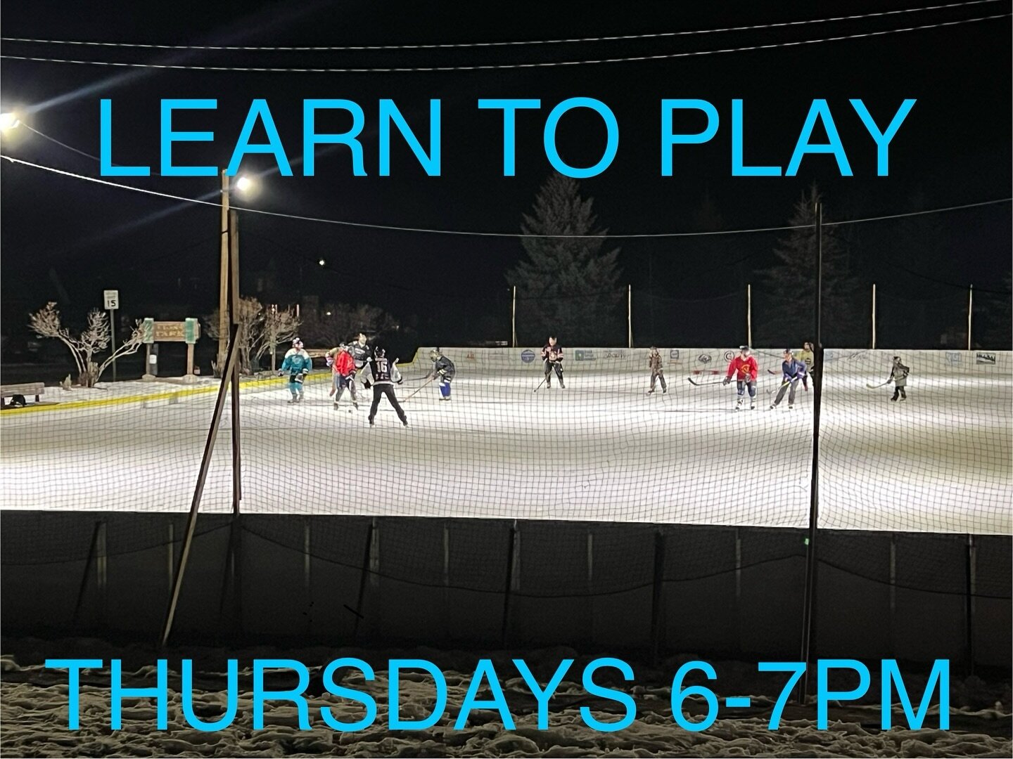 The ice is back and so is Adult Learn to play night! See you tonight and let&rsquo;s learn to fly!