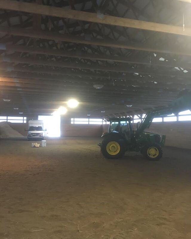 High Priority Electric is available for commercial work as well!

Before and After of this indoor horse riding arena. LED lighting upgrade from 425 watts PER fixture to 120 watts per fixture. HUGE savings!! Have High Priority Electric help lower thos