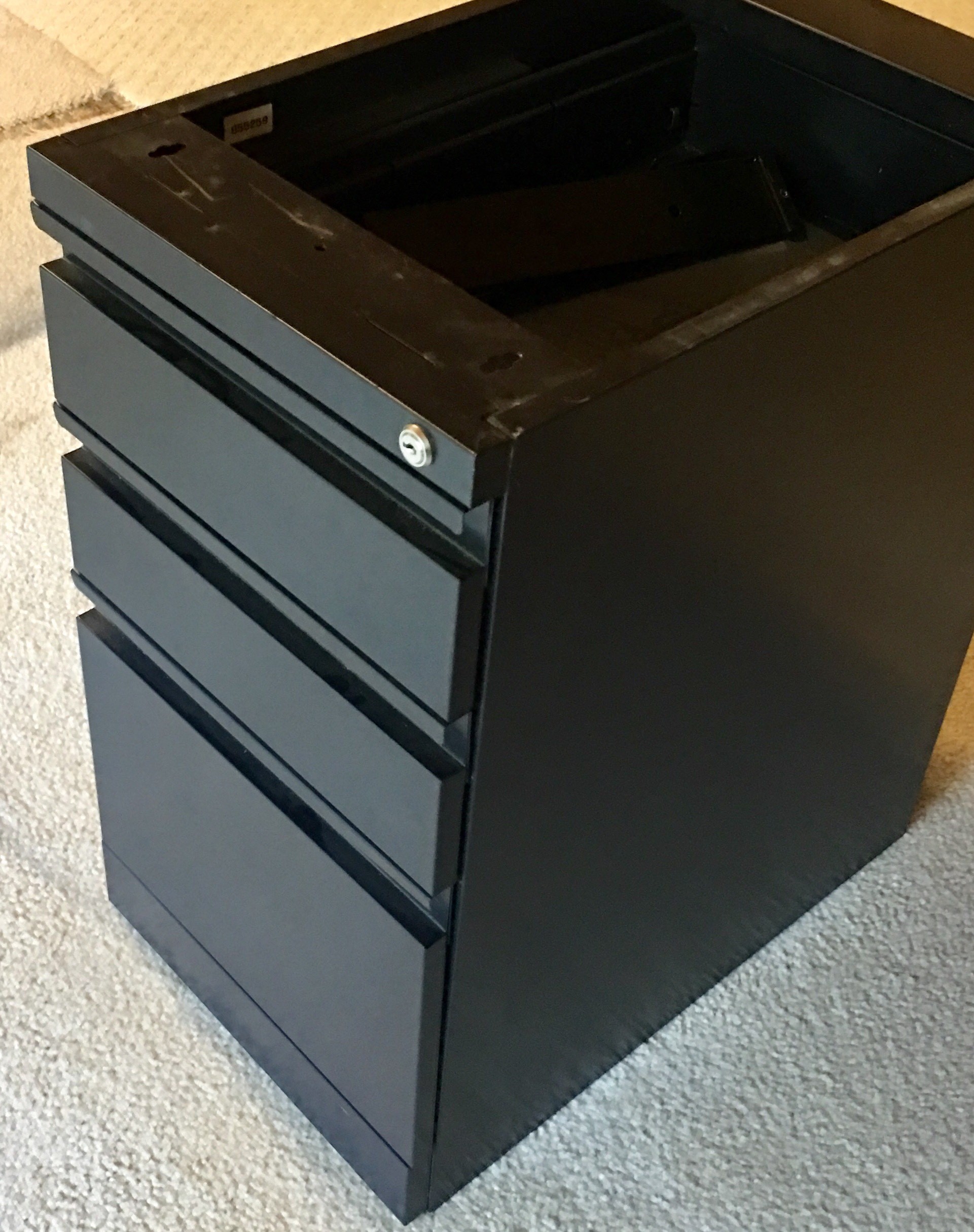 Desk height filing cabinets