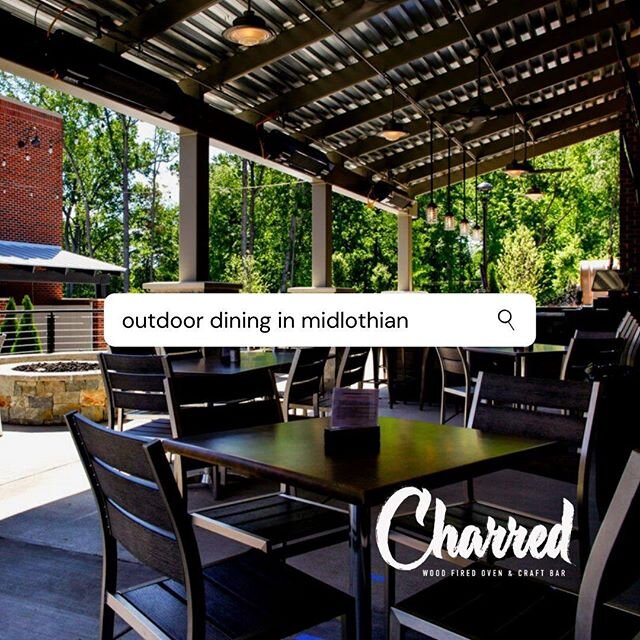 What&rsquo;s that big bright orb in the sky??? Are you looking for an outdoor area to enjoy the beautiful weather and some great food? Visit us at Charred! We&rsquo;re open today from 11-8pm and 11-9pm Friday and Saturdays.

Order takeout and deliver