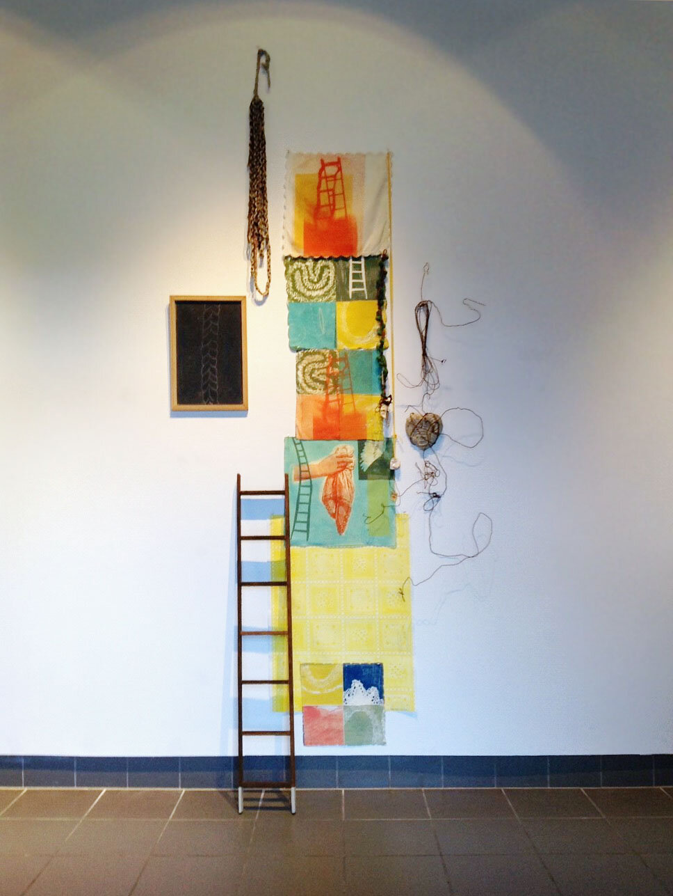 Ladders (Installation at the Alexander Hogue Gallery, Tulsa, OK)