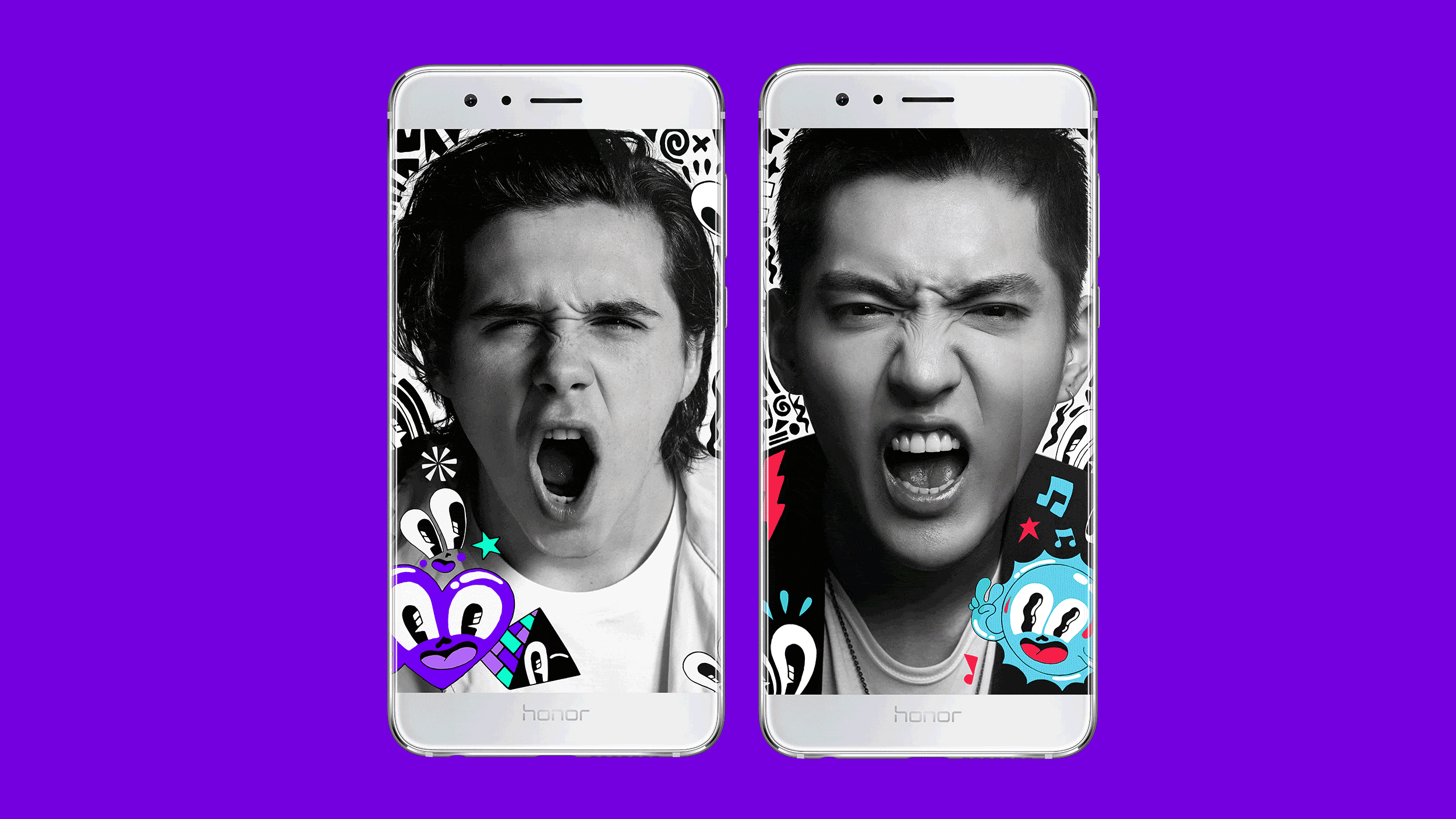  [Pitch creative direction] A collaboration with Ross Hopcraft,  Oliver Ruddick  and  The Studio  at H+K Strategies for Honor. Illustrations by  Hattie Stewart  