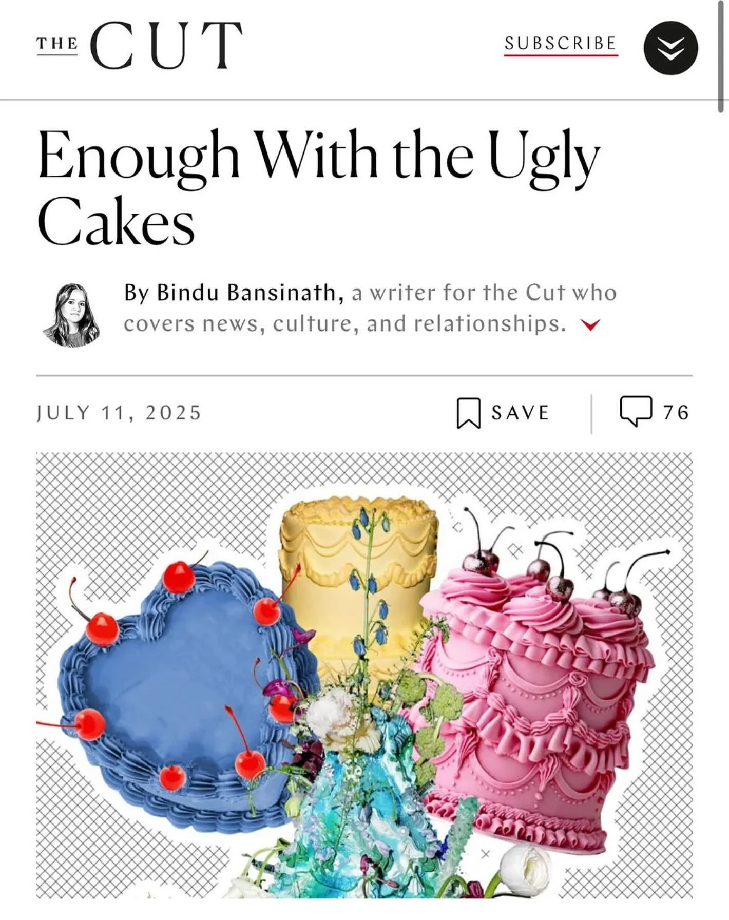Order your &ldquo;ugly cakes&rdquo; from me! Lmao and smh at the same time. 
#uglycakeEra #sillyarticle #mycakesarenotugly 🤨 #thankyouNEXT