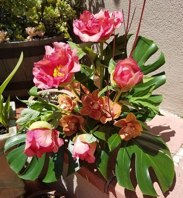 I usually get @miss.darling.monique flowers once a month and sense the social distancing has taken place I&rsquo;ve neglected what I normally do. So during a day of supporting small business I want to thank @theupperbloom for another beautiful arrang