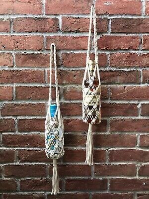 Macrame Wine/Water bottle tote