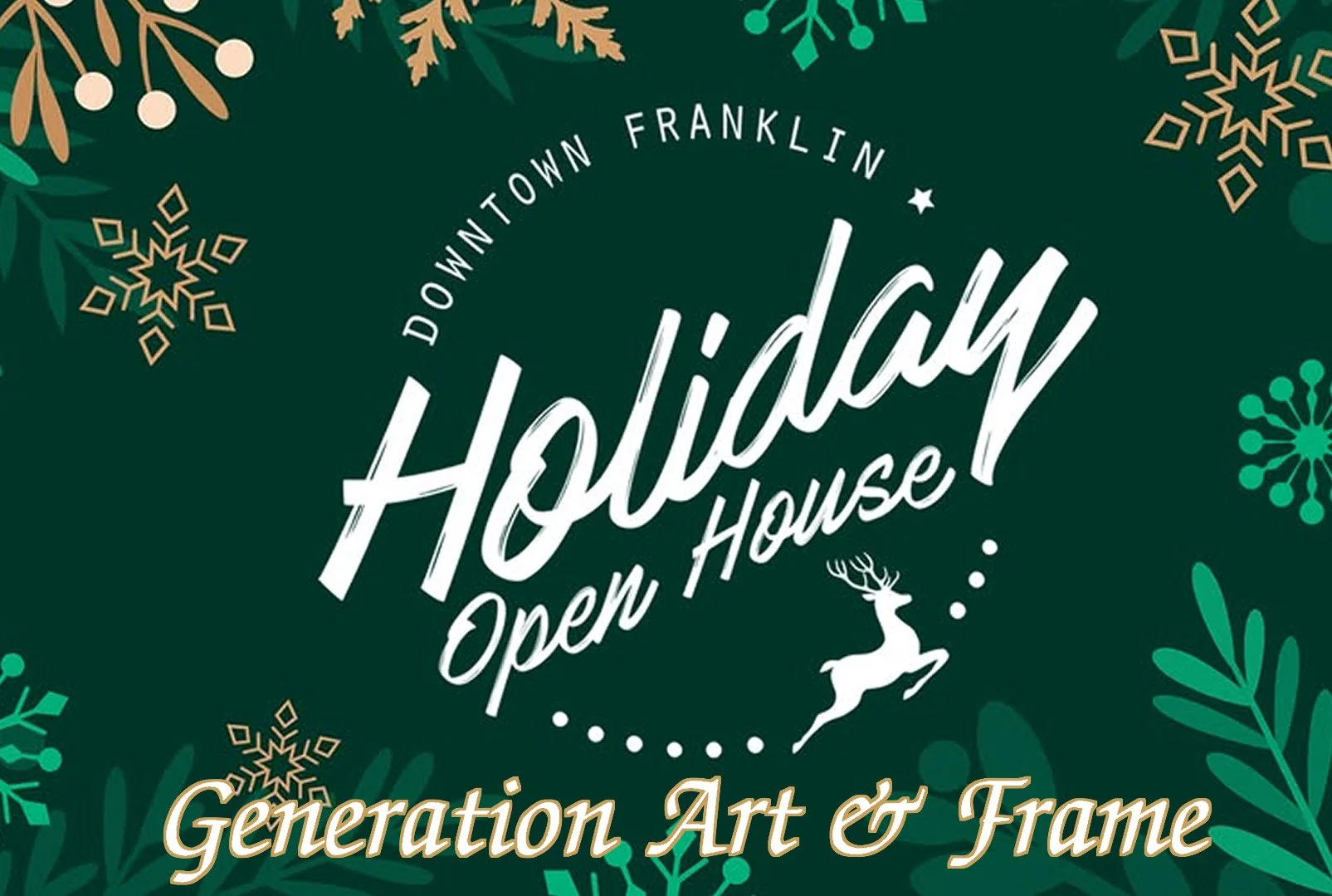 Holiday Open House at Generation Art and Frame