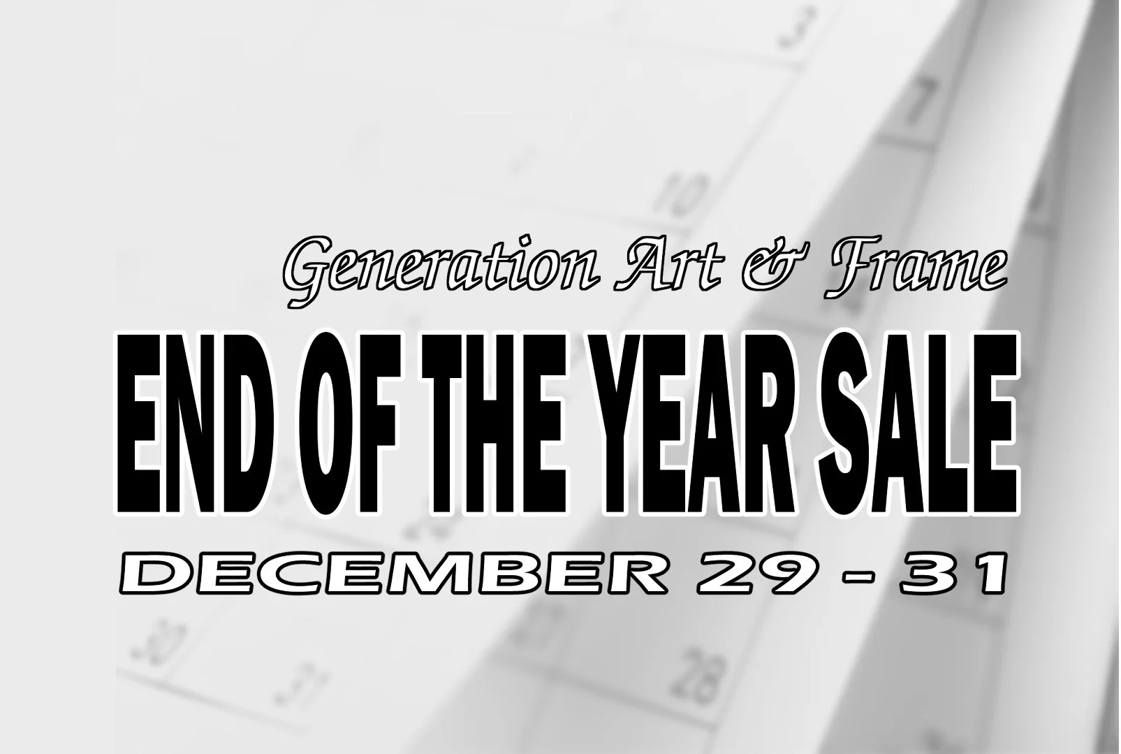 End of the Year Sale