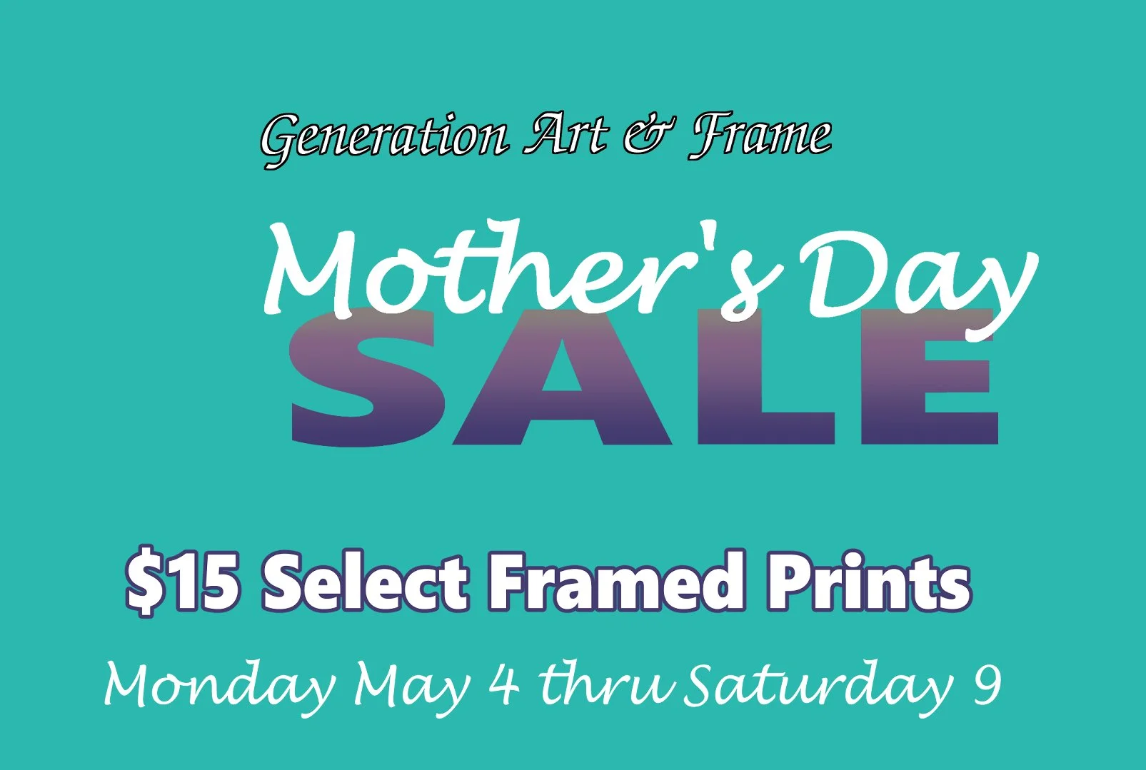 Mother's Day Sale