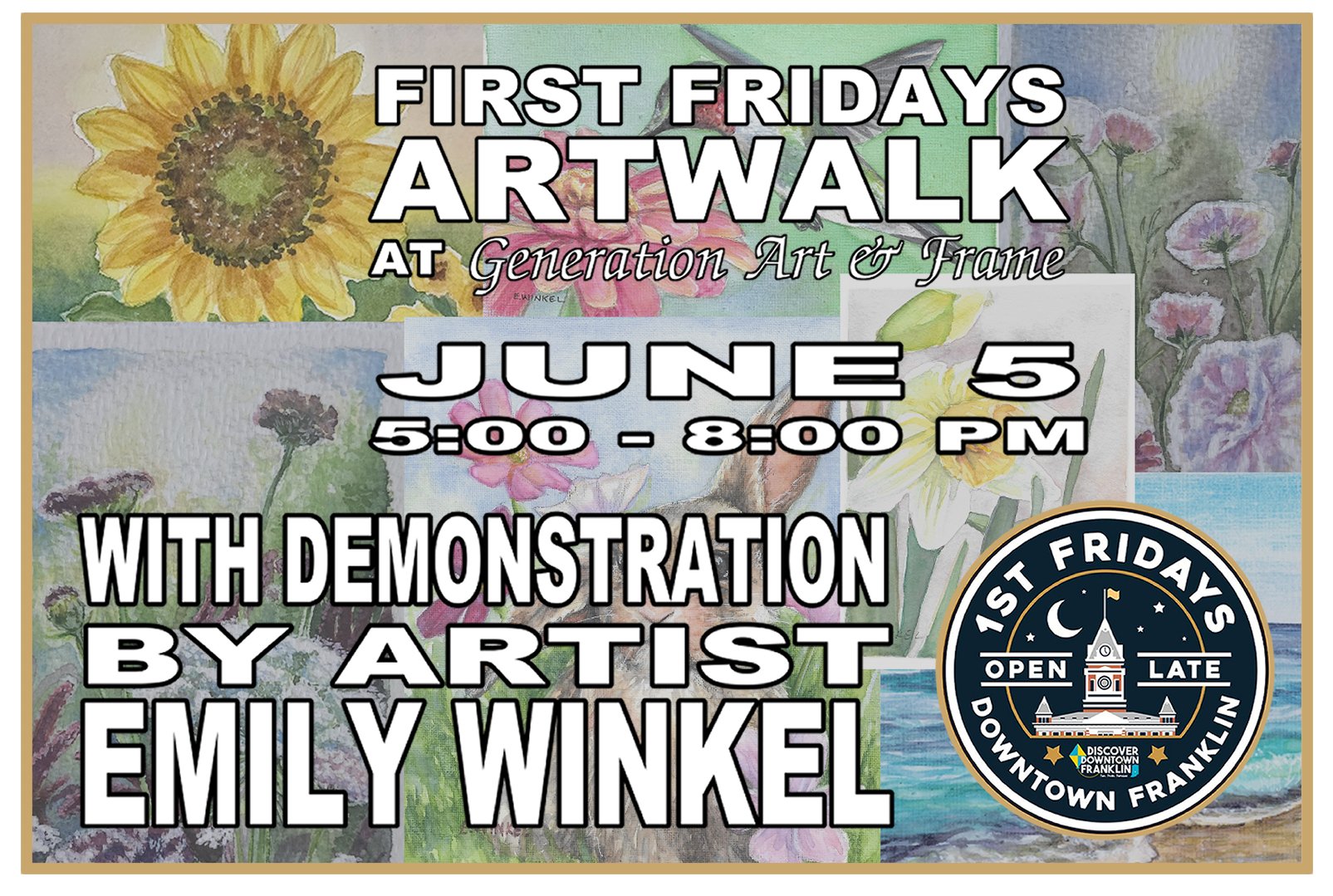 First Fridays Art Walk at Generation Art and Frame