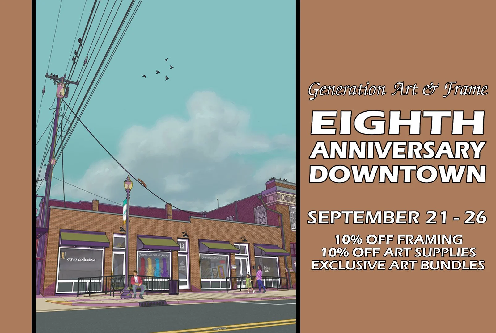 Eighth Anniversary Downtown Sale