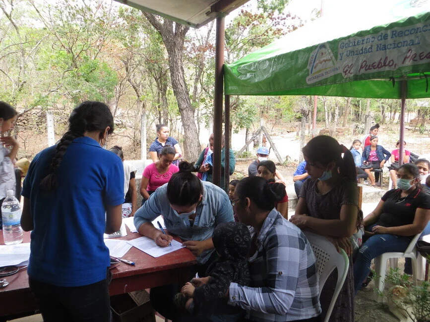 Medical brigade to El Jícaro, San Nicolás