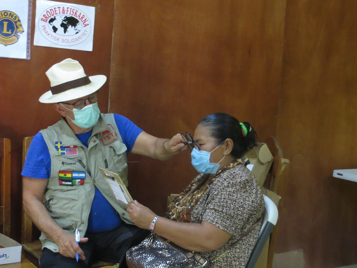 Visit by optometrists from Sweden