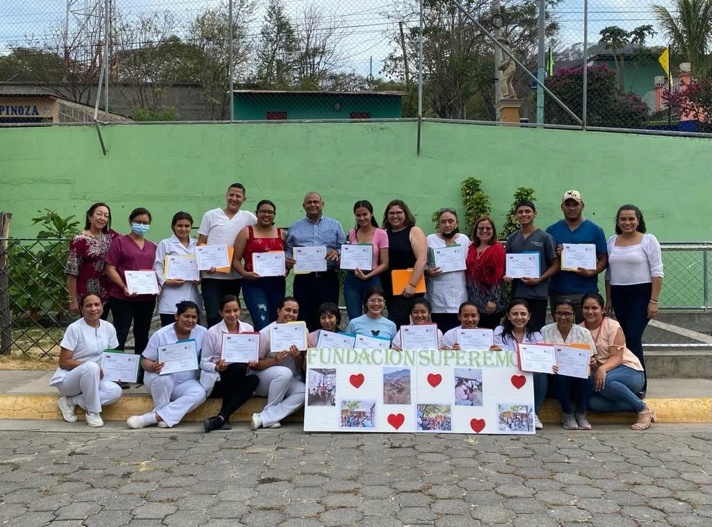 Carrying out activities in conjunction with Boston University of Social Work and MINSA