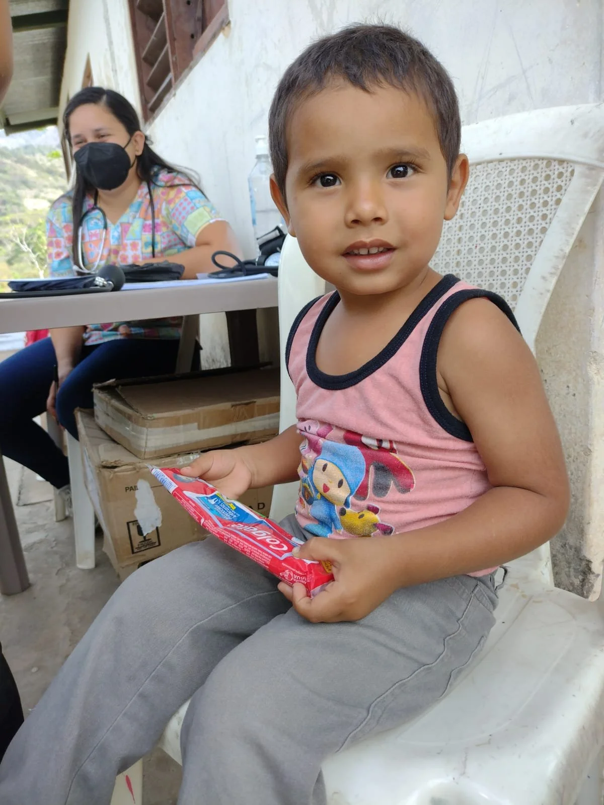 Medical brigade in the community of San Roque in the municipality of Esteli