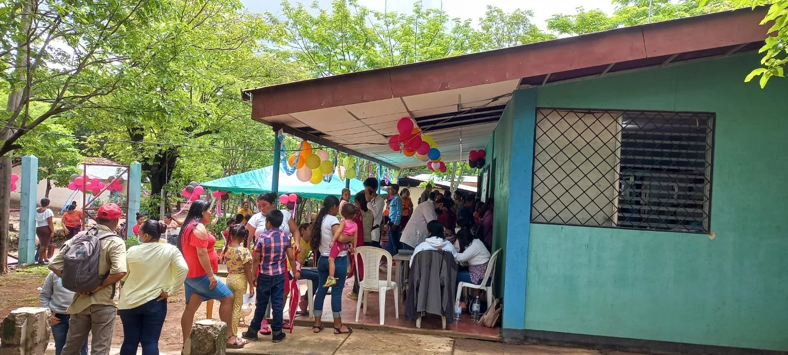 Medical brigade in the community of Santa Clara in the municipality of San Nicolas. 