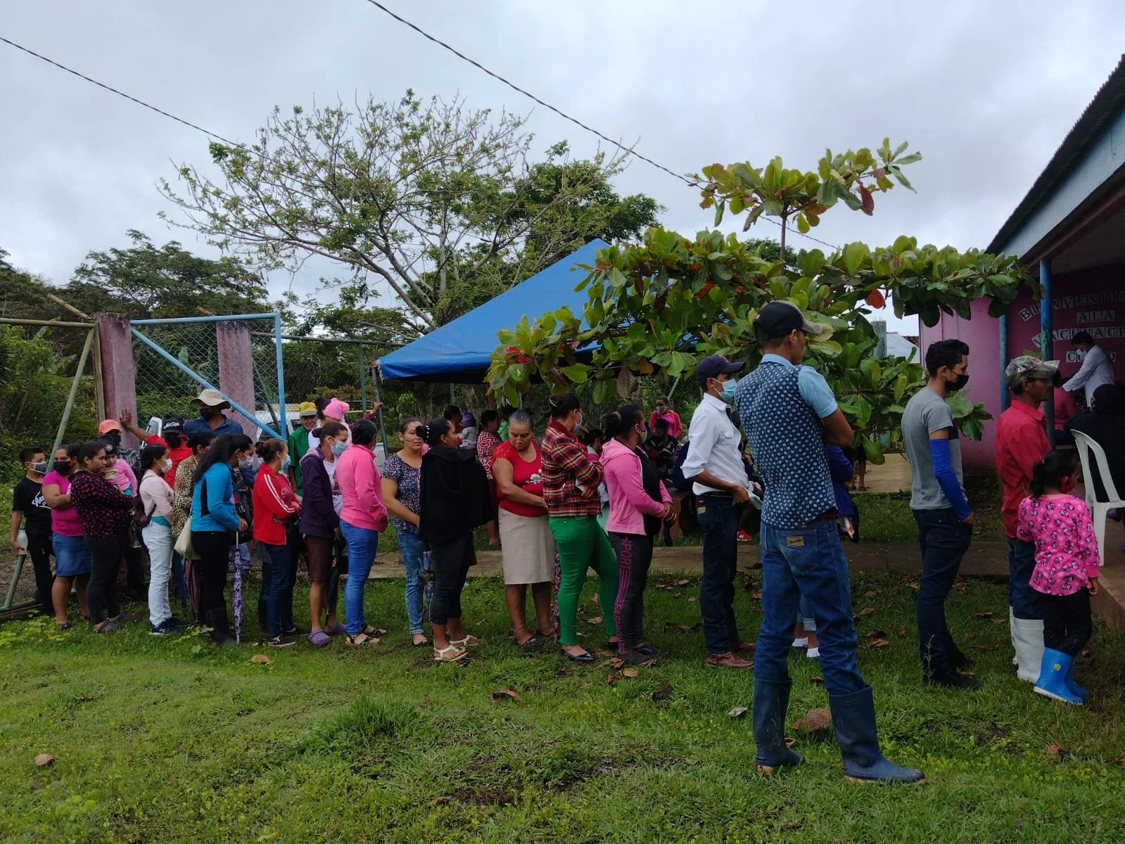 Medical brigade in Chaguite Blanco-Municipality of La Trinidad