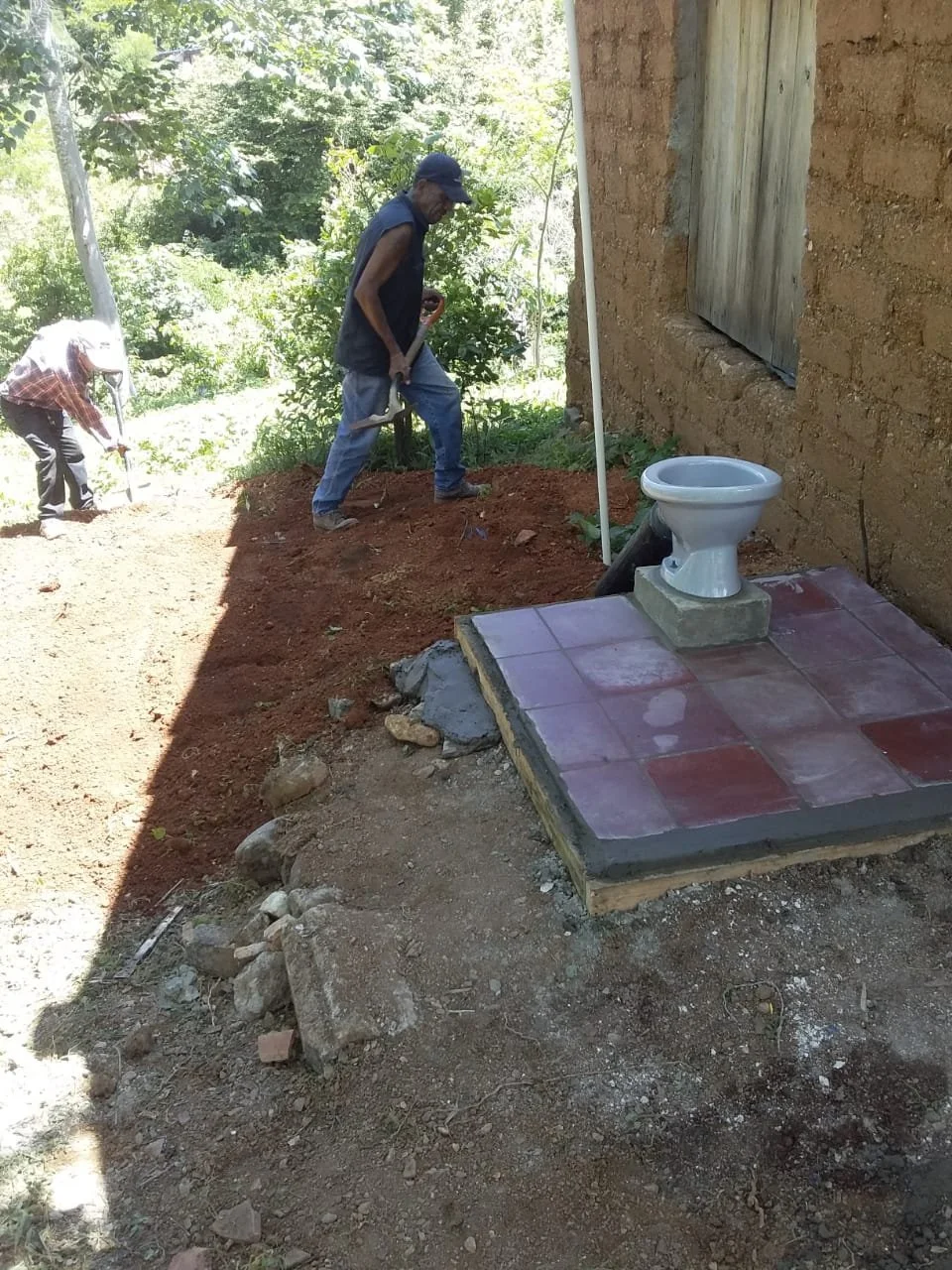 Preventive health and social work project - installation of ecological toilet