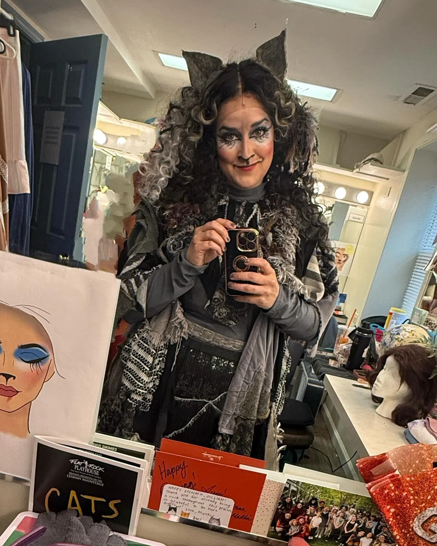 R e f l e c t i o n

Grizabella&rsquo;s journey called on me to draw on my own experiences of isolation and the yearning for redemption, demanding vulnerability at every step. She is fierce and fragile, broken yet hopeful. Wearing her tattered coat a