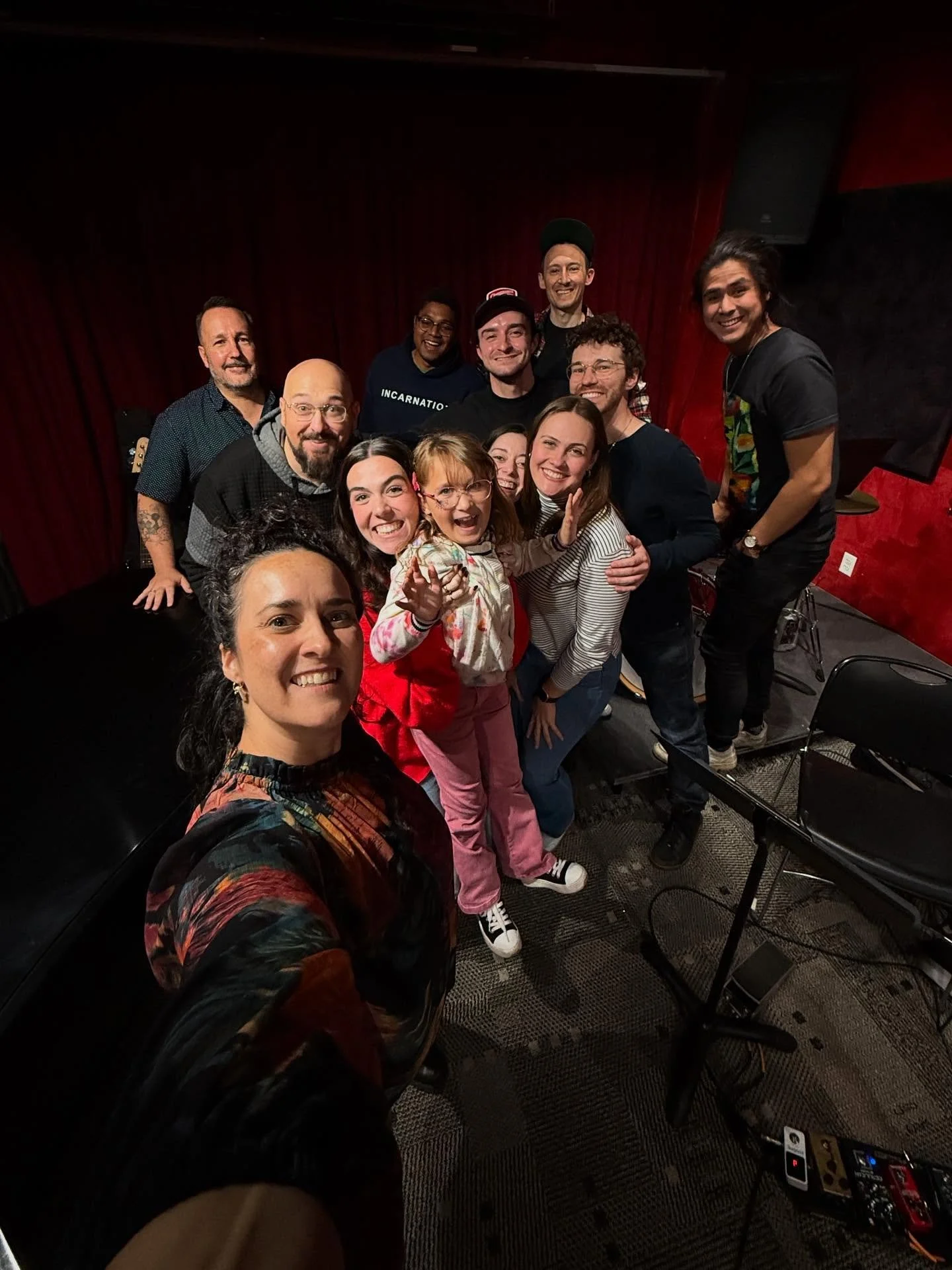 Rehearsal vibes in .5 

Had an incredible time last night putting the pieces together for THE MASKS OF ME. These singers are perfection and this band is🔥🔥🔥

Who&rsquo;s jointing us???

Saturday, October 25 | 9:30pm
The Green Room 42 

In person an