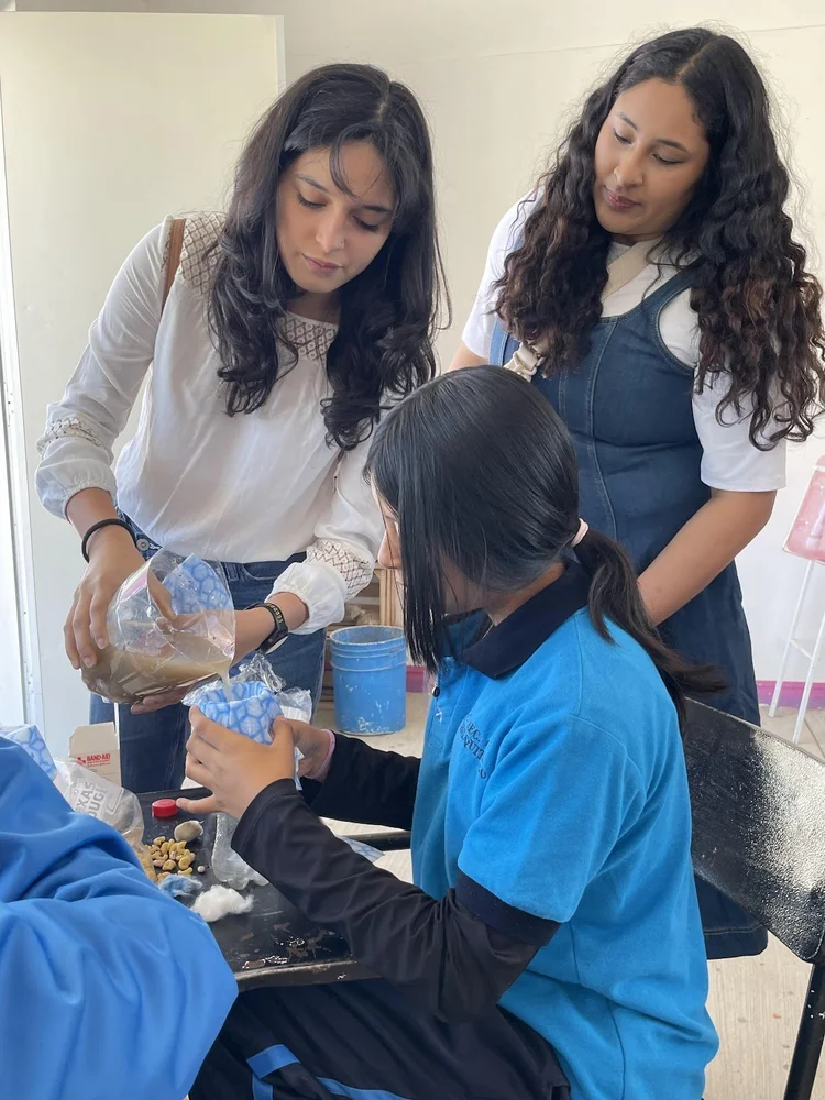 Estudiantes participando en actividades educativas