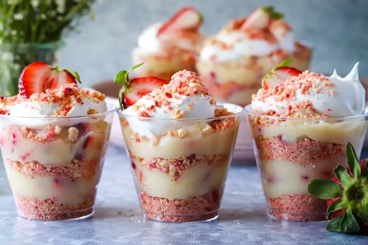 Strawberry Cheesecake Pudding