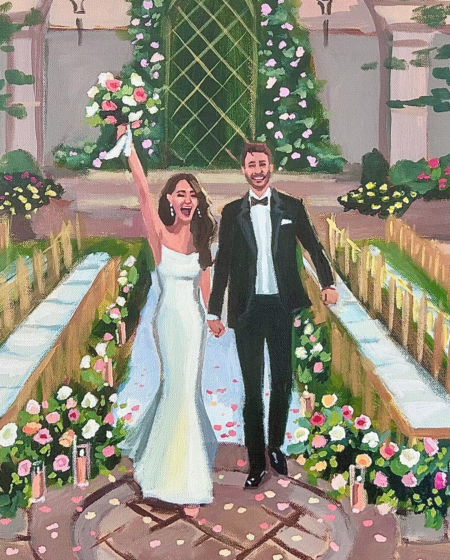 Still swooning over this wedding I had the pleasure to paint at🙏🏼😍

#livewedding #liveweddingpainting #liveweddingpainter #southernliving #southernartists #atlartists