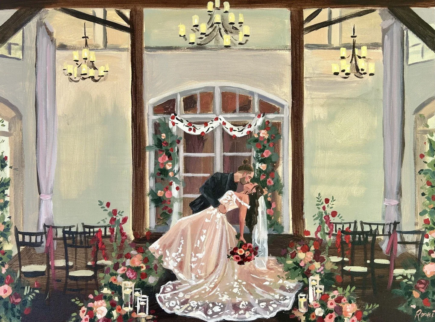 🎉✨ Wondering what pose to choose for your special day? 💕 You can't go wrong with the classic dip kiss&mdash;it's a timeless crowd favorite that never fails to capture the magic! 💋 
Or, how about that sweet moment under the altar, smiling, holding 