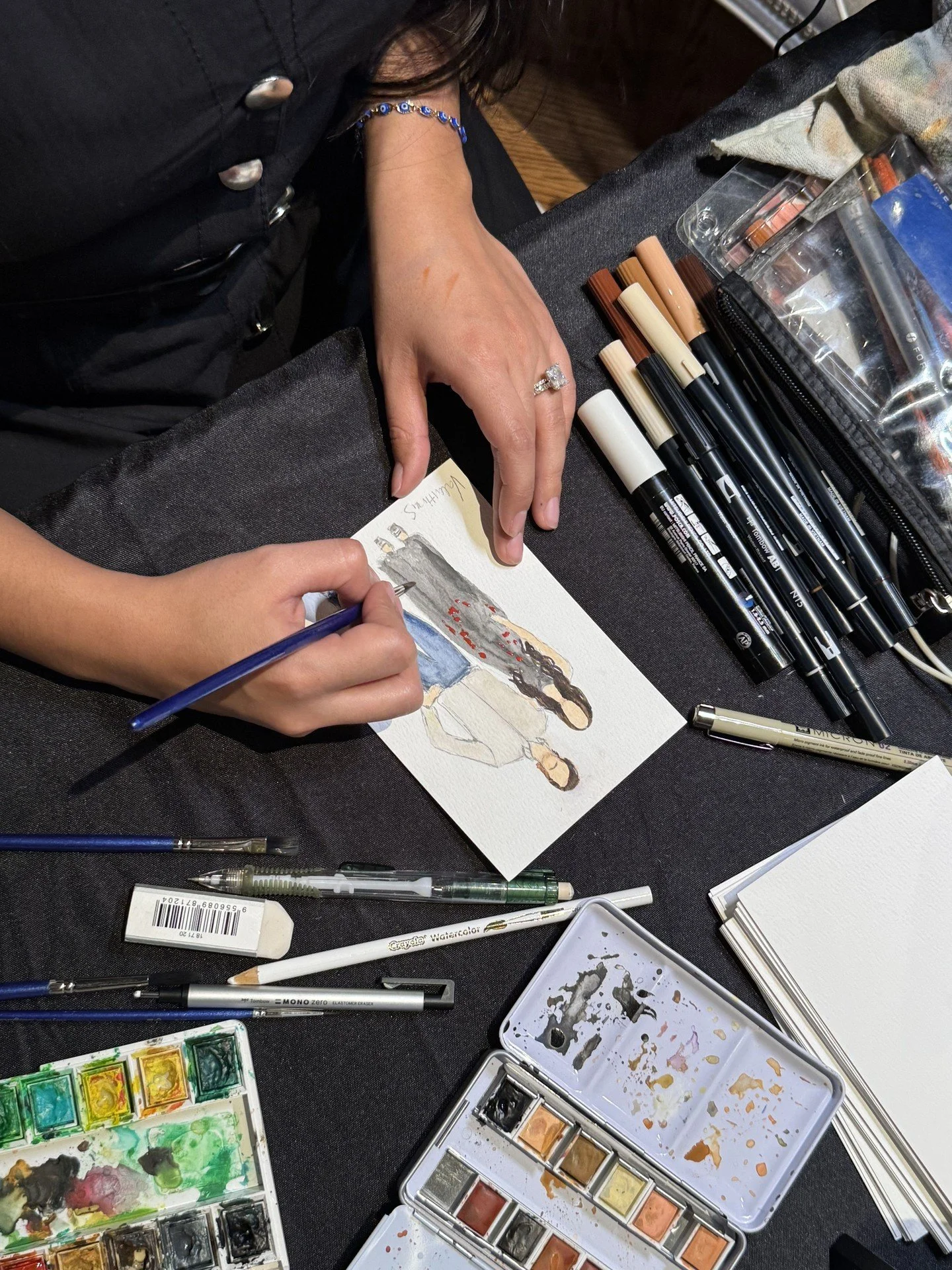 No AI funny business over here. Just your favorite artists hard at work making magic in just a few minutes!