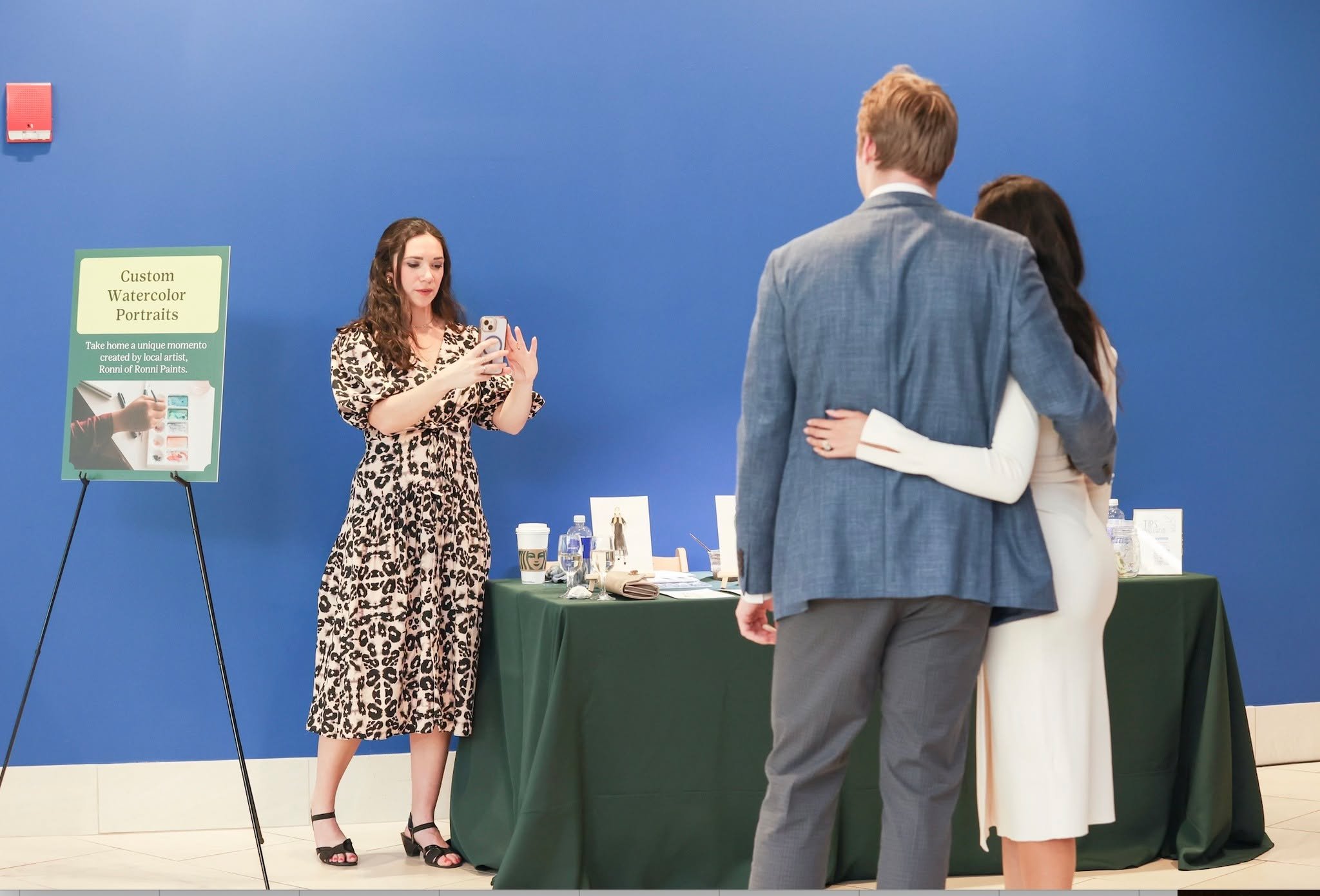 Wondering how the watercolor portraits work?  Swipe to find out!

The interactive and unique guest experience that everyone will love!