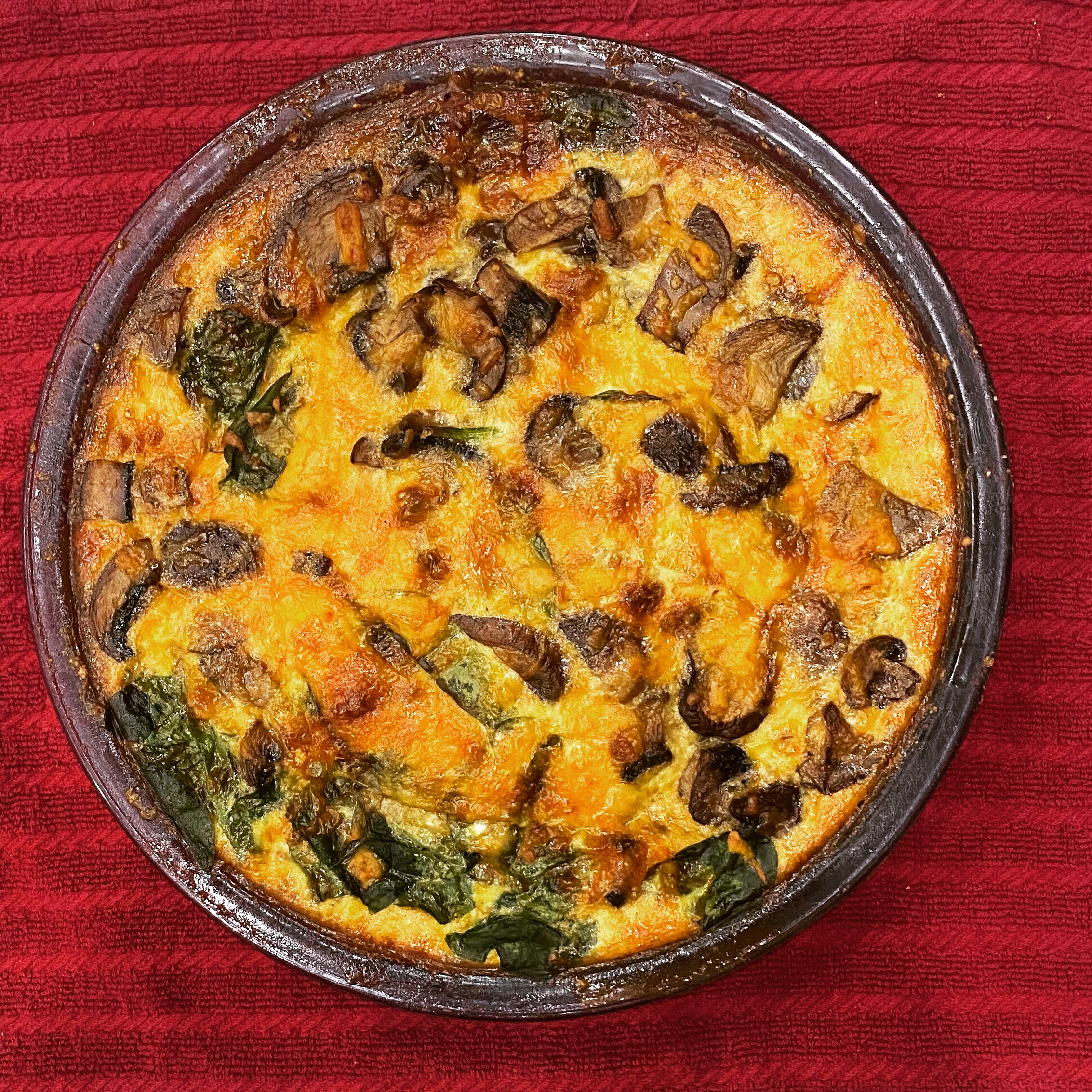 Quiche with Almond Crust