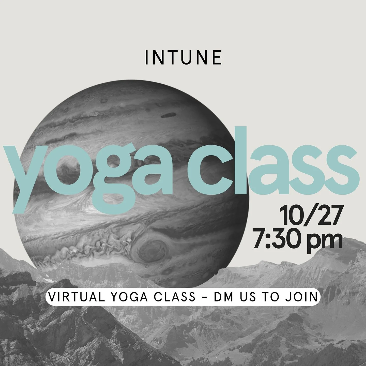 Flow with us virtually on Monday, October 27th at 7:30 pm EST ✨ This will be a sliding scale class, meaning pay what you can! DM us if you&rsquo;re interested in joining - this class is open to all levels 🪐