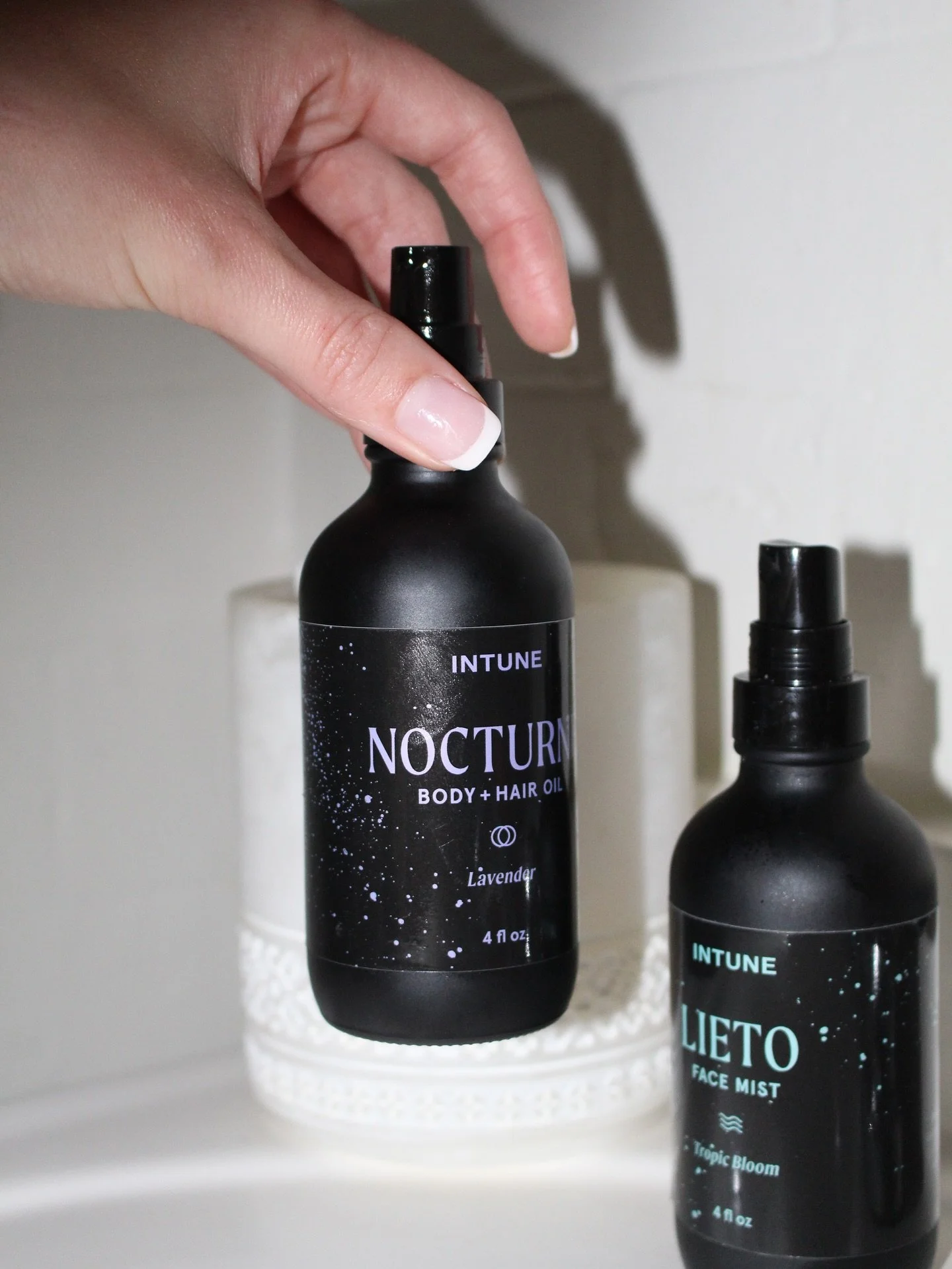 Nocturne &amp; Lieto, our dreamy duo ✨ hydrate + moisturize your skin and hair with these Intune essentials 🧖🏽&zwj;♀️