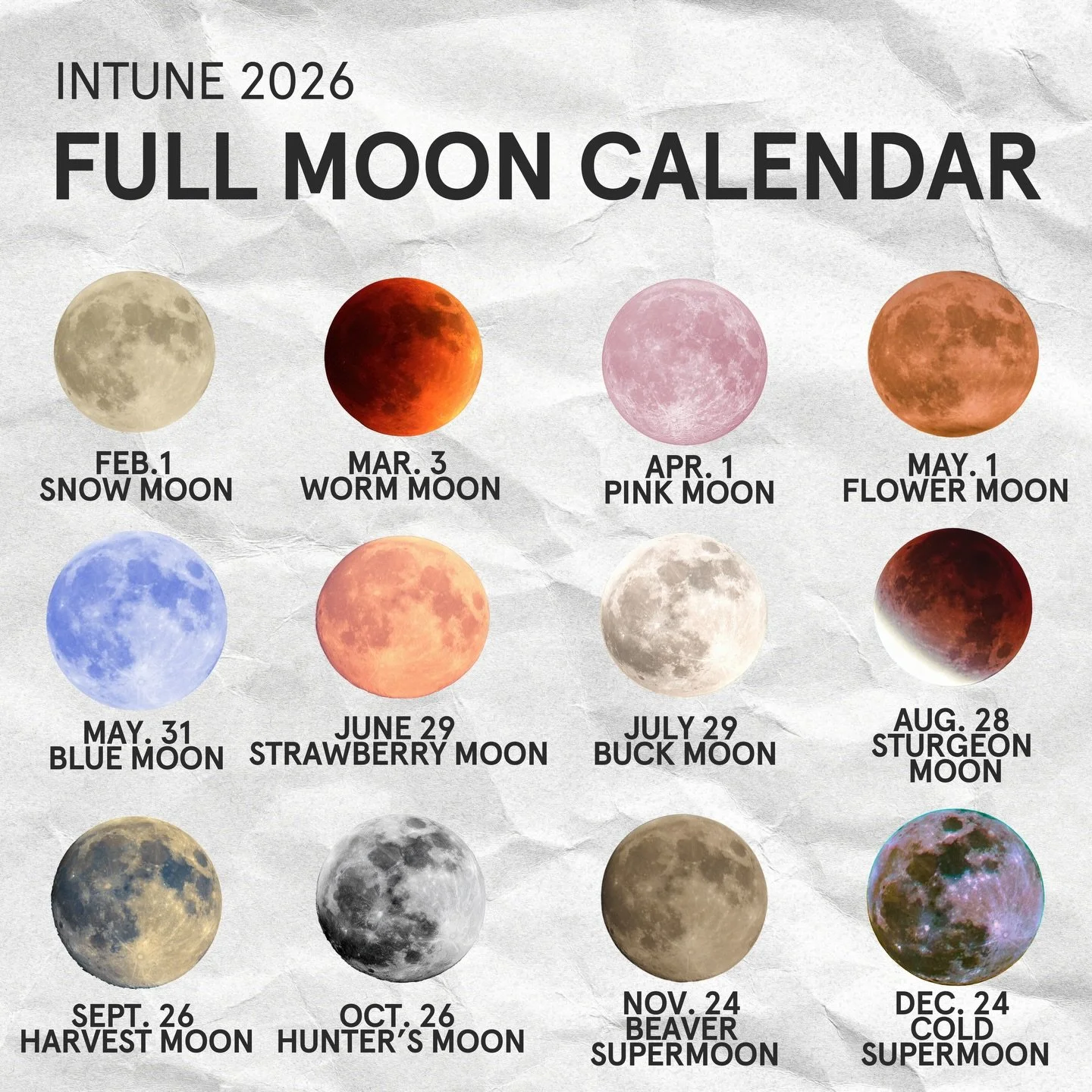 Mark your calendars 🌕 we&rsquo;ll be sharing our favorite full moon rituals all year long ✨