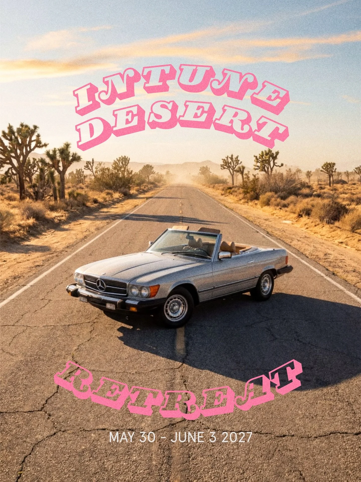 Pack your bags, we&rsquo;re heading west 🌵 Join us May 30 - June 3 2027 for 4 nights of magic in Joshua Tree! Details &amp; booking available on our website now, click the link in our bio. We can&rsquo;t wait to see you there ✨🏜️