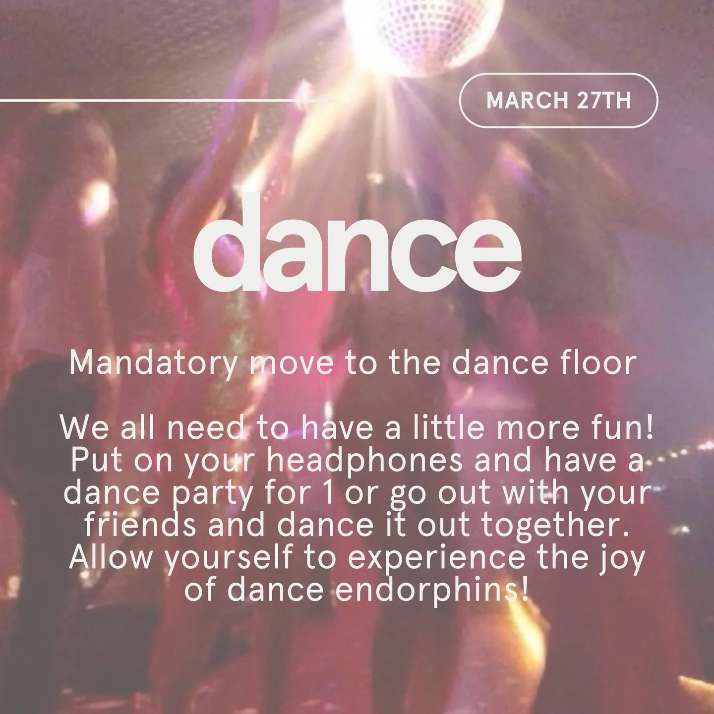 Last Friday of March, let&rsquo;s make it a fun one! ✨🕺🏽🪩