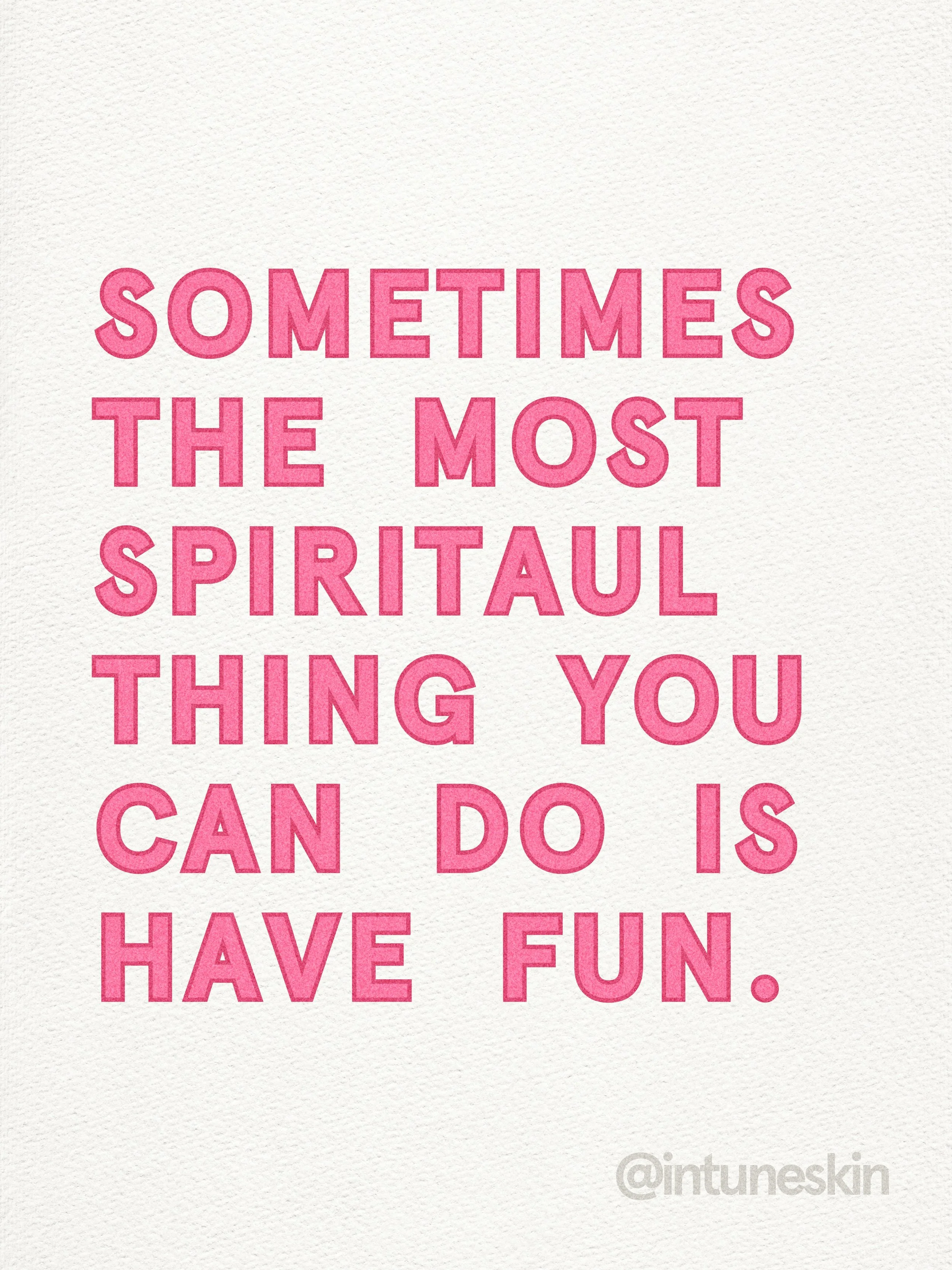 Doctors orders: more fun, more community, more laughter, more balance 💗