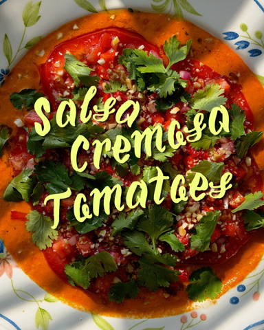 Salsa Cremosa Tomato Salad