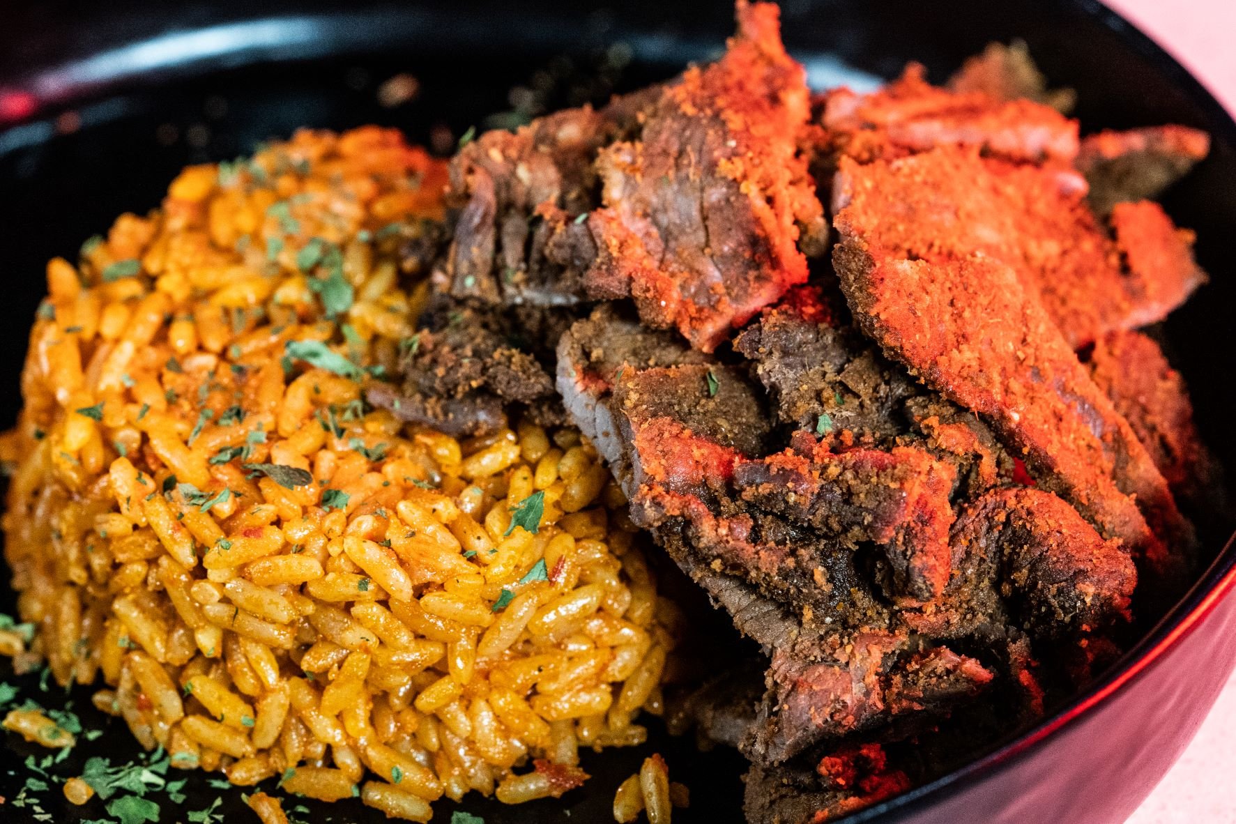 Jollof Rice and Suya 