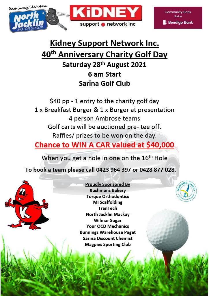 40th Anniversary Charity Golf Day Mackay 