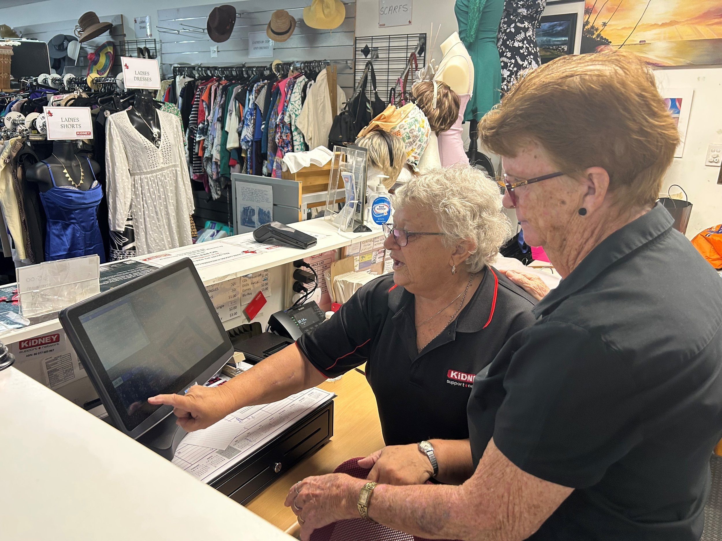 Mackay Community Foundation funds Point of Sales Systems for KSN Community Op Shops  