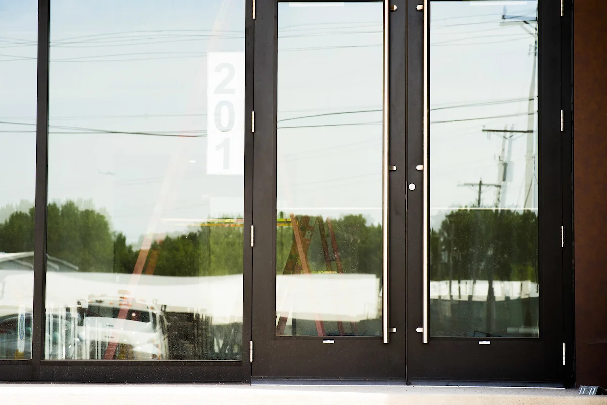 Glass Doors Installation — Minneapolis Commercial Glass Artic Glass
