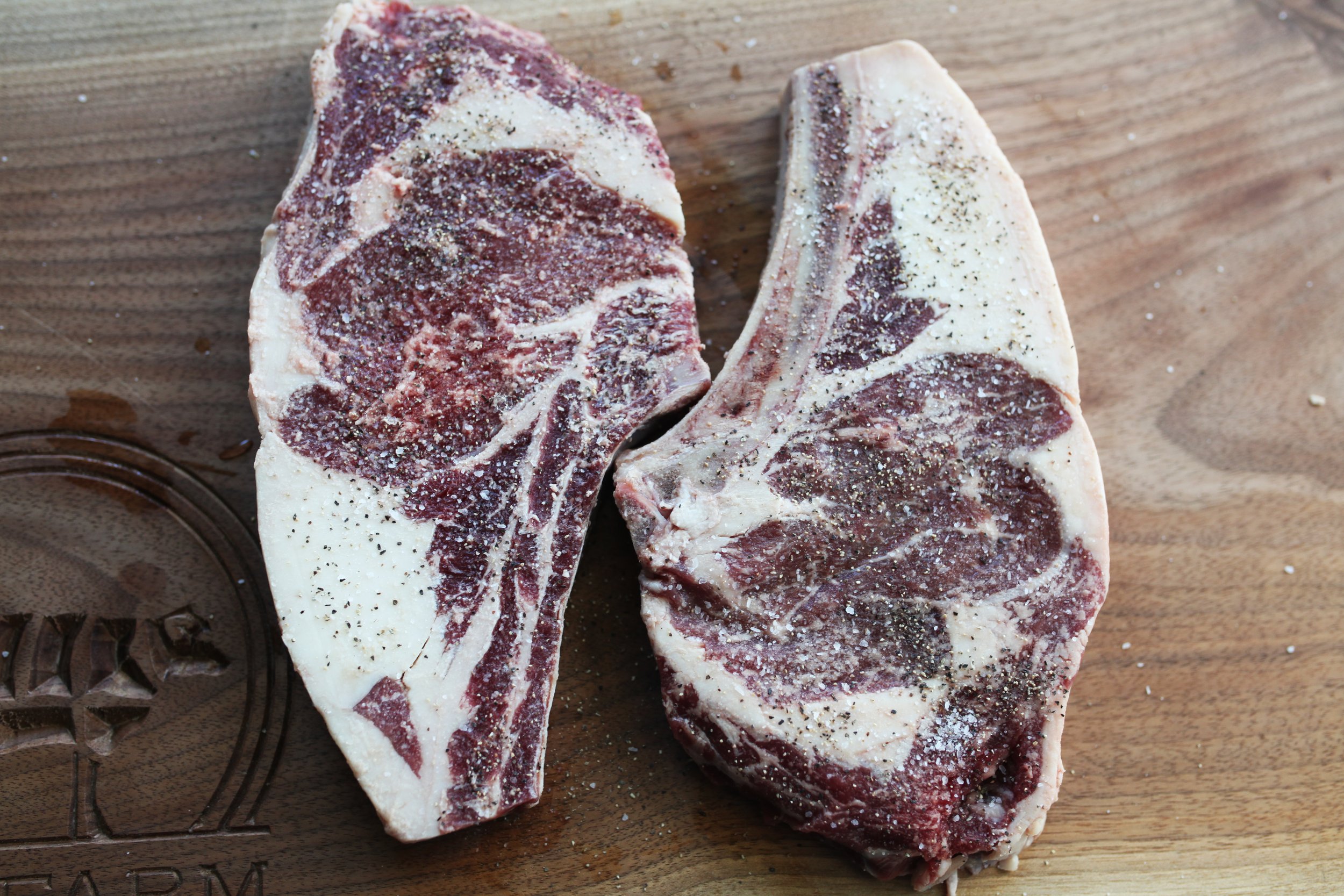 Rib Steaks  $18.00 / lb
