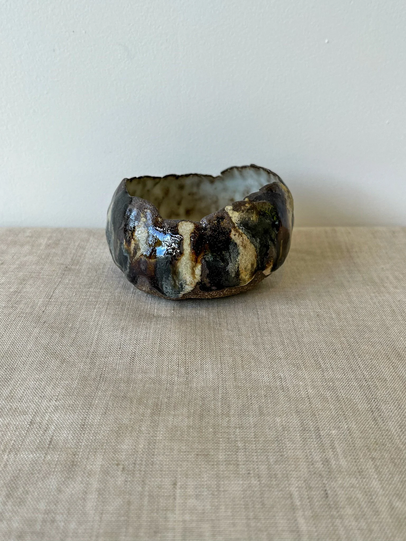 Mottled Pinch Pot