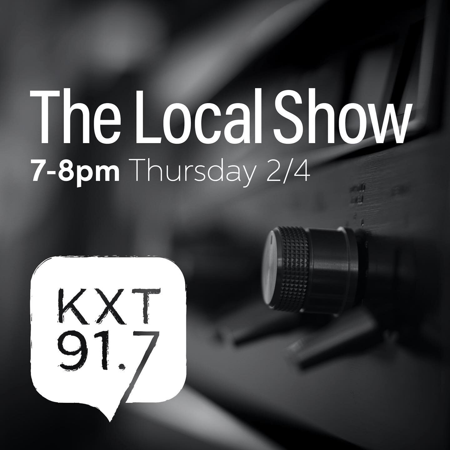 Tomorrow. To say we are excited would be an understatement. If you&rsquo;re not local, tune in online to hear us during the local show! @kxtradio