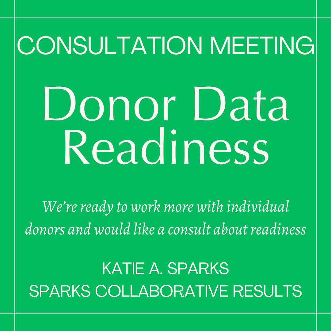 Donor Data Readiness: Consultation Meeting