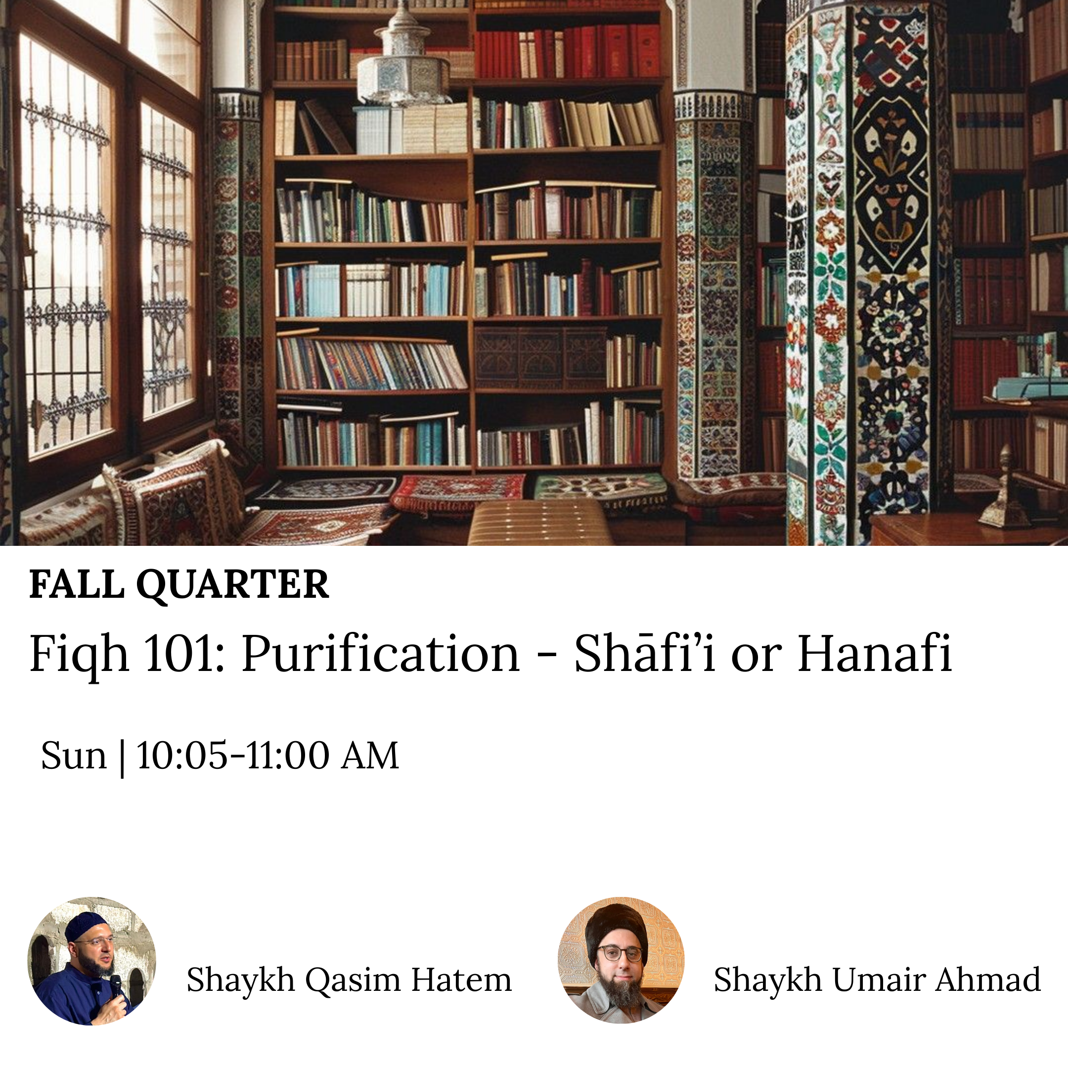 Fiqh 101 (Islamic Jurisprudence - Hanafi or Shafi'i)