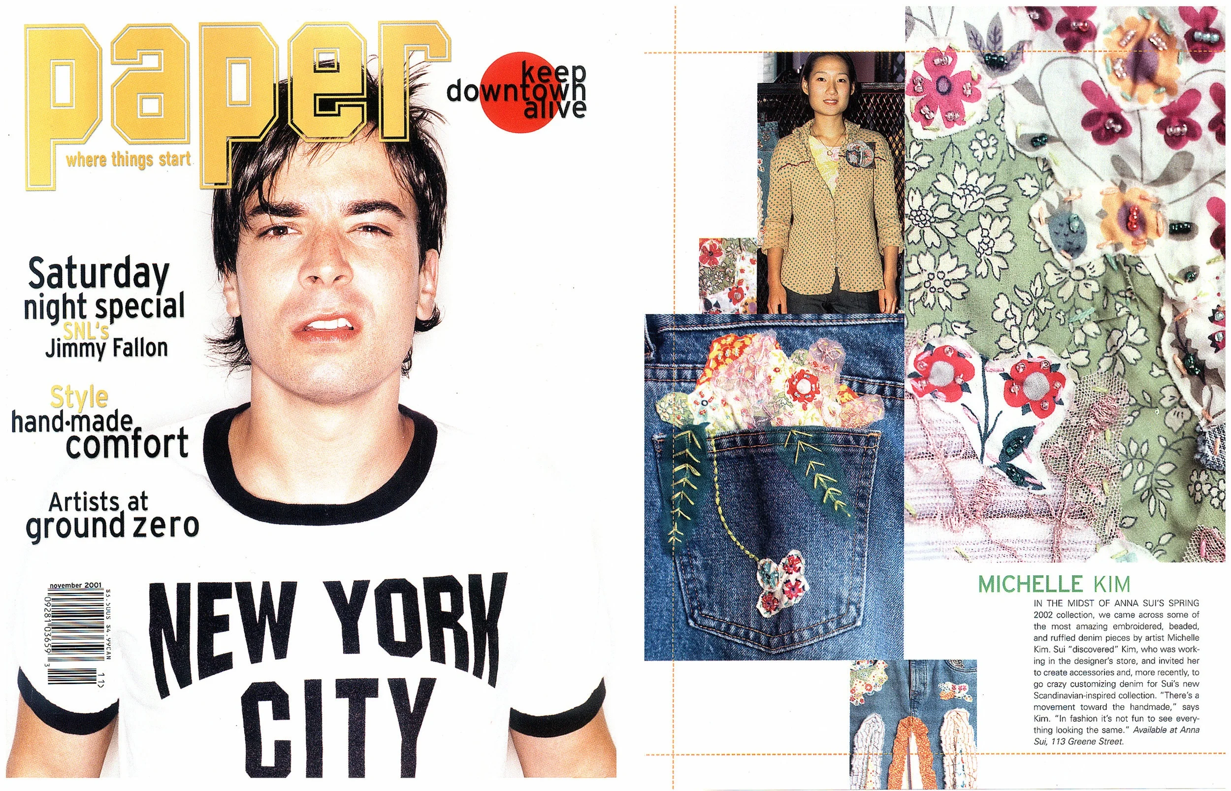 Paper Magazine, November 2001
