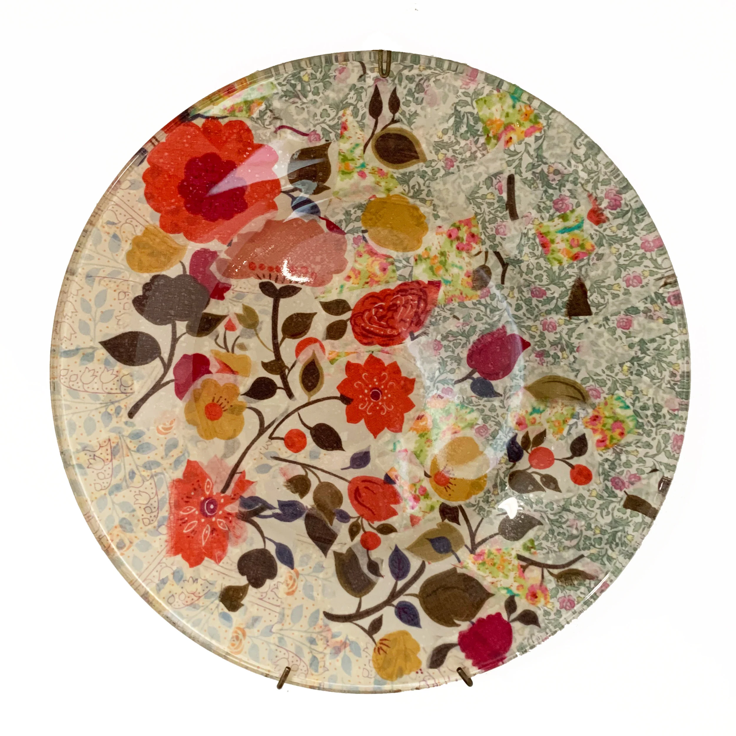 Heaven and Earth Decoupage Plate, 2010
