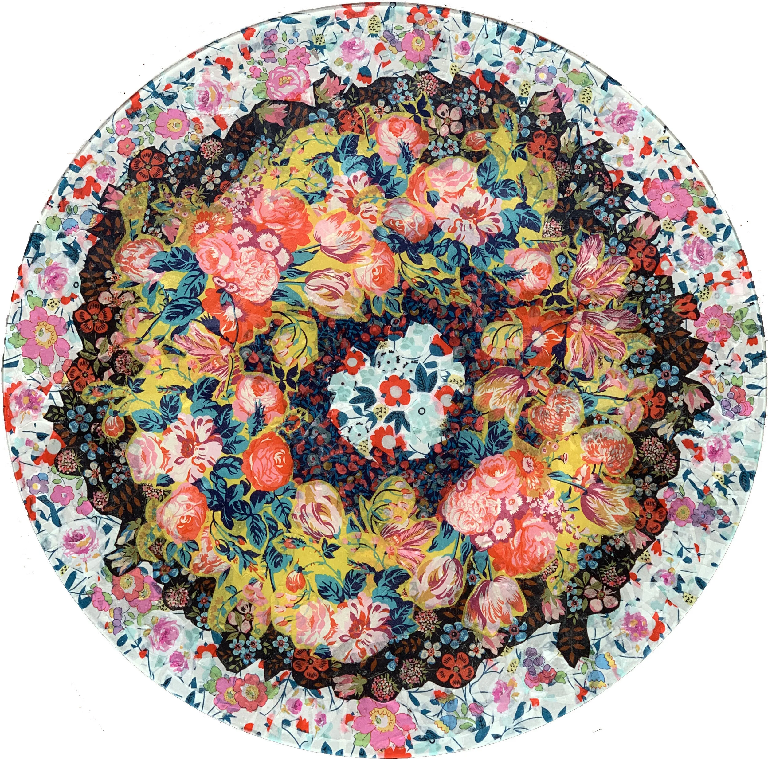 Hatsukoi Decoupage Plate, 2020