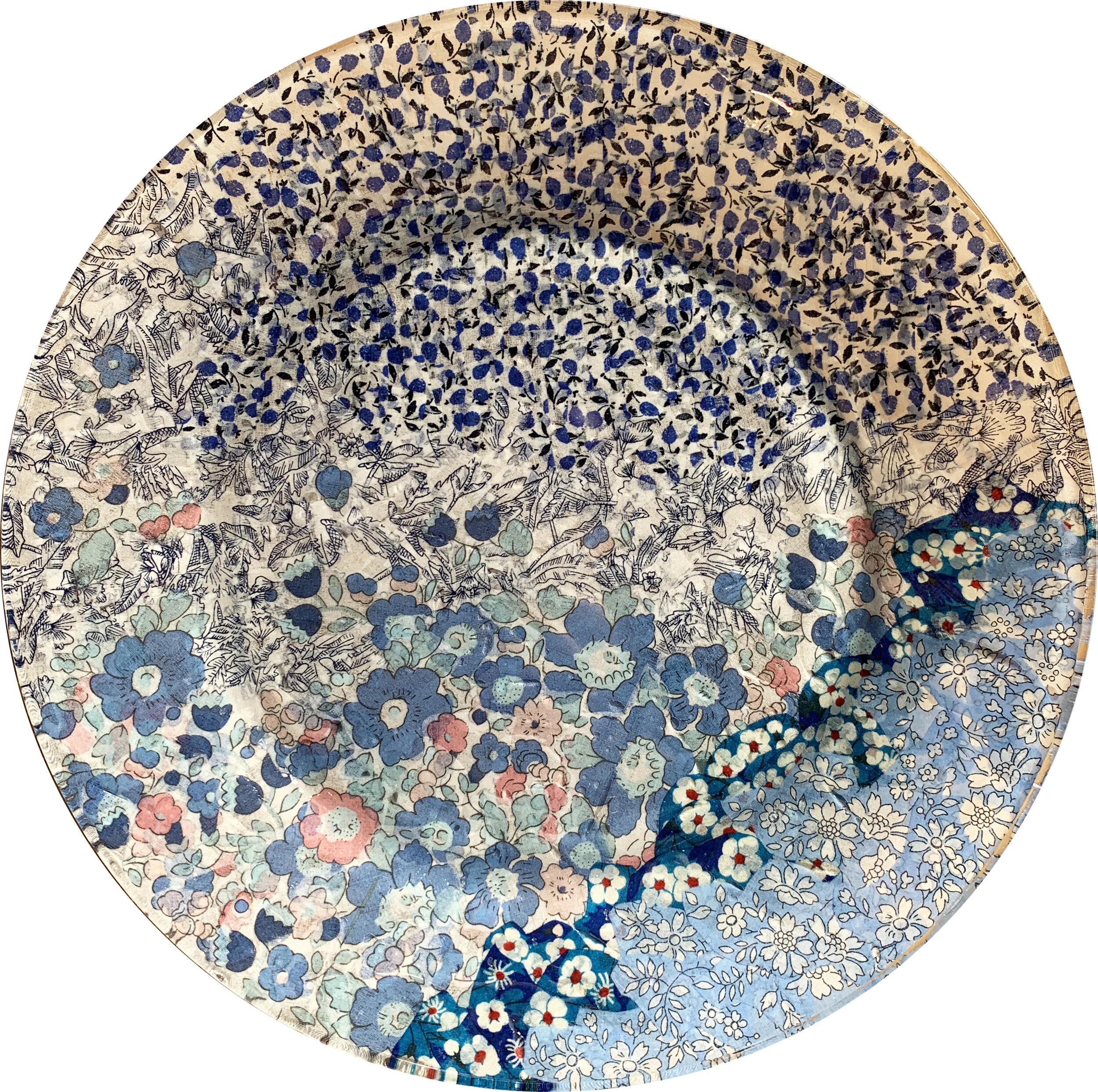 Aitai Yuma Decoupage Plate, 2021   